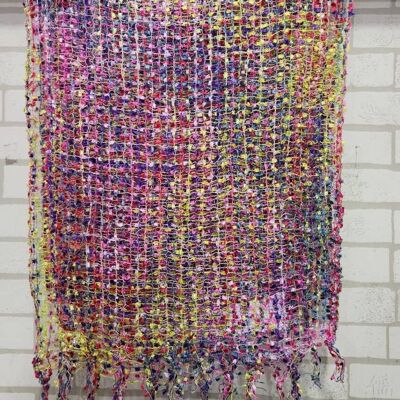 Orchid Jomda Net Weave Scarf