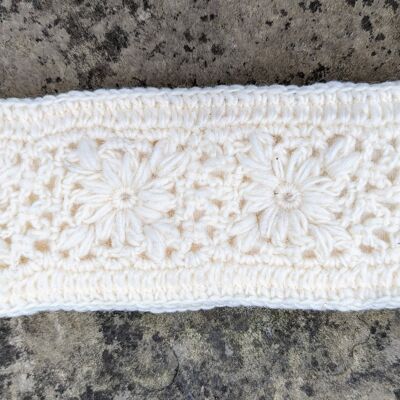 Artic Frost Crocheted Headband