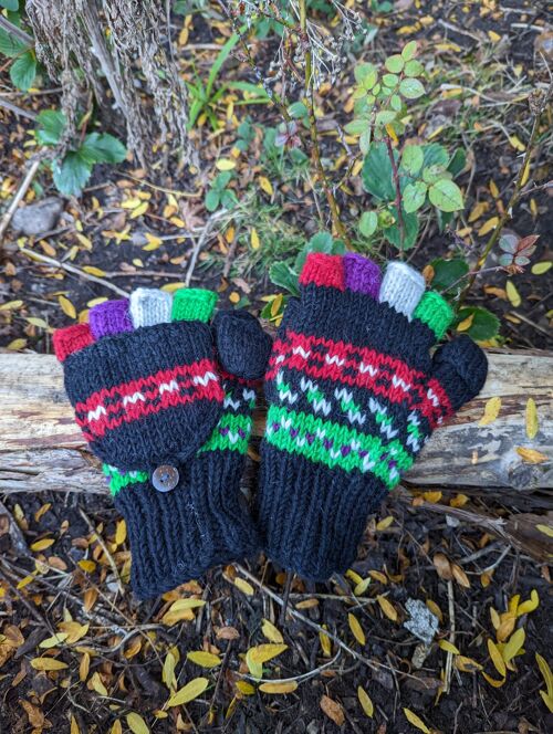 Holly Foldover Mitten / Gloves