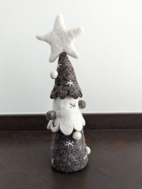 Handmade Felt Christmas Tree - Natural