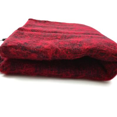 Nepalesische Schals - Rot/Schwarz