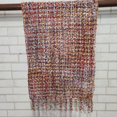 Sunset Jomda Net Weave Scarf