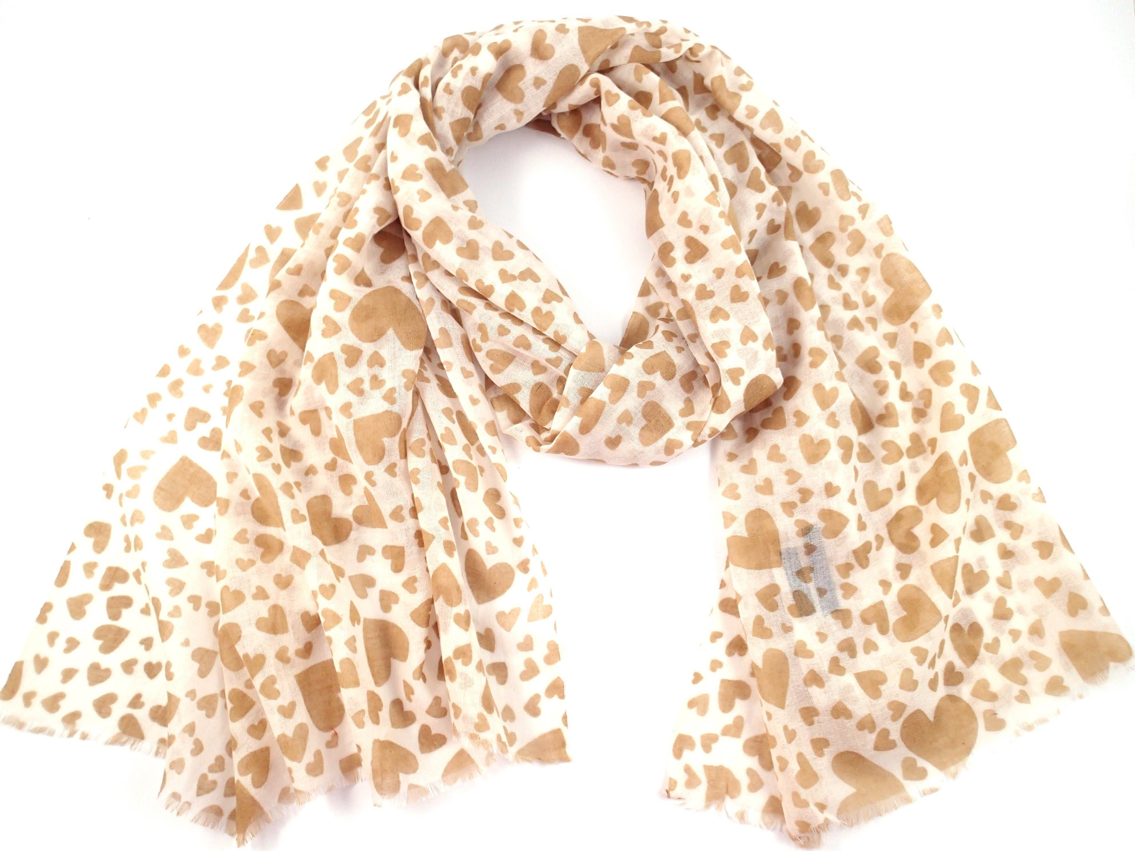 Sciarpa Cuore - Caramello