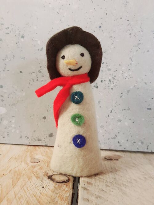 Frosty Felt Snowman / Tree Topper