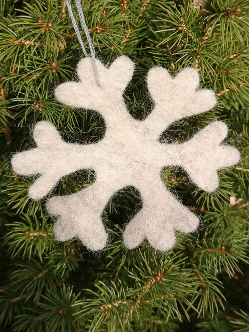 Handmade Felt Snowflake