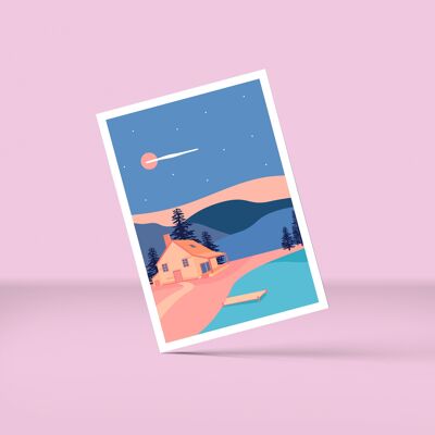 CHALET-Postkarte
