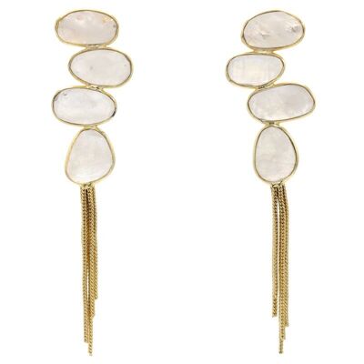 Geniqui moonstone earrings