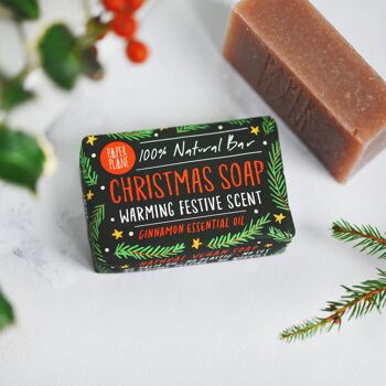 100% Natural Vegan Christmas Soap Bar 1