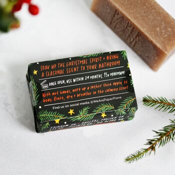 100% Natural Vegan Christmas Soap Bar 5