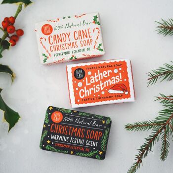 100% Natural Vegan Christmas Soap Bar 7