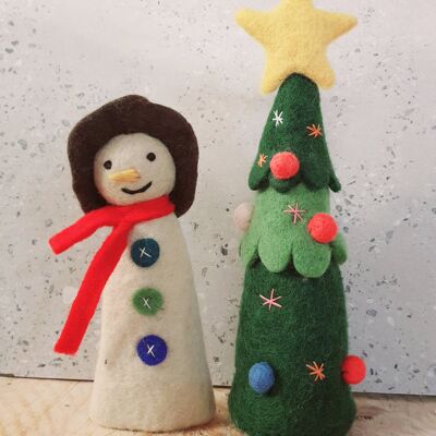 Handmade Felt Christmas Tree