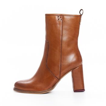 BOTTES ZIPPÉES À TALONS GS JESSIE TAN POUR FEMMES 1