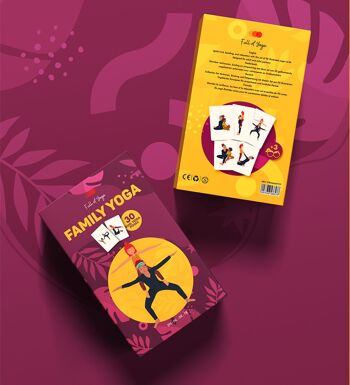 Yoga familial - jeu de cartes de yoga duo parent/enfant 6