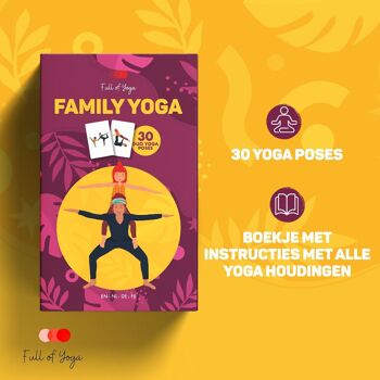 Yoga familial - jeu de cartes de yoga duo parent/enfant 2