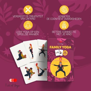 Yoga familial - jeu de cartes de yoga duo parent/enfant 3