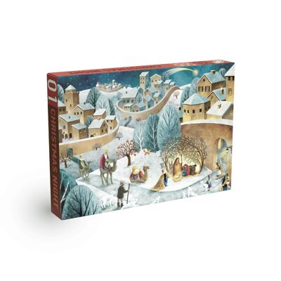 Puzzle della Notte di Natale da 500 pezzi Puzzle natalizio