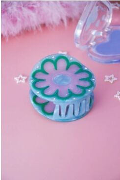 Pinza per acetato a margherita