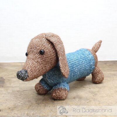 DIY Knitting Kit - Ria Dachshund