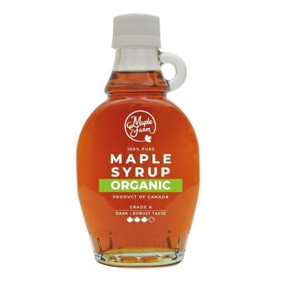 Sirop d'érable pur - Grade A - BIO - Noir - 189ml (250g)