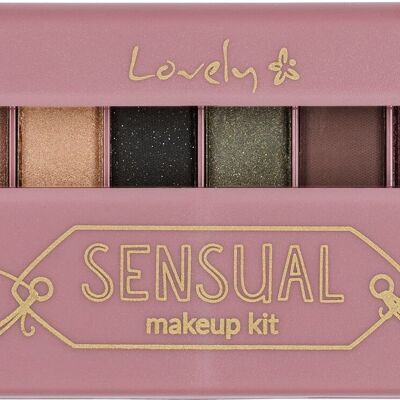 Joli kit de maquillage sensuel