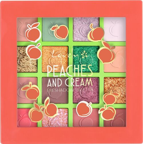Lovely  Peaches and Cream Eyeshadow Palette