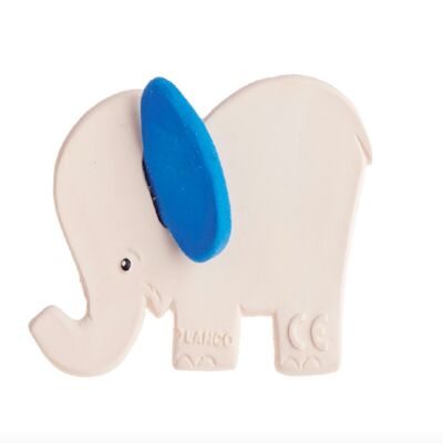 Lanco - Elefante mordedor con orejas azules