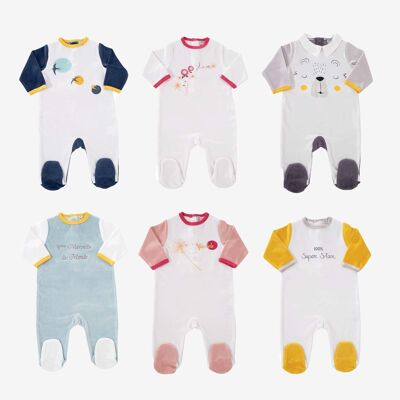 Pontt baby sleepsuit-6 designs- 9m