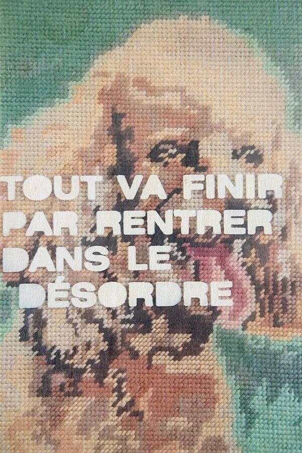 Postal de madera- consignas desordenadas