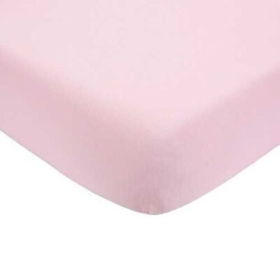 Pink fitted sheet 70x140cm
