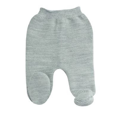 Gray knit pants 0/1m