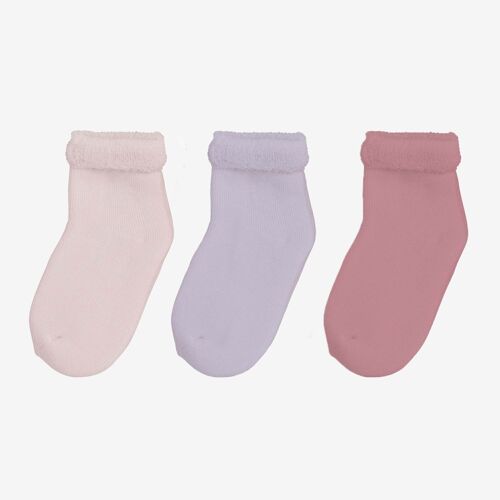 Lot 3 paires chaussettes 0-6m