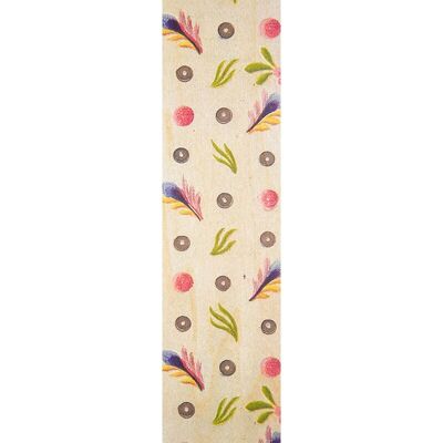 Wooden bookmarks - patterns leaves