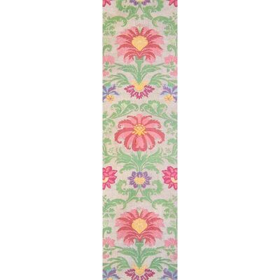 Marcadores de madera - estampados flores rosas