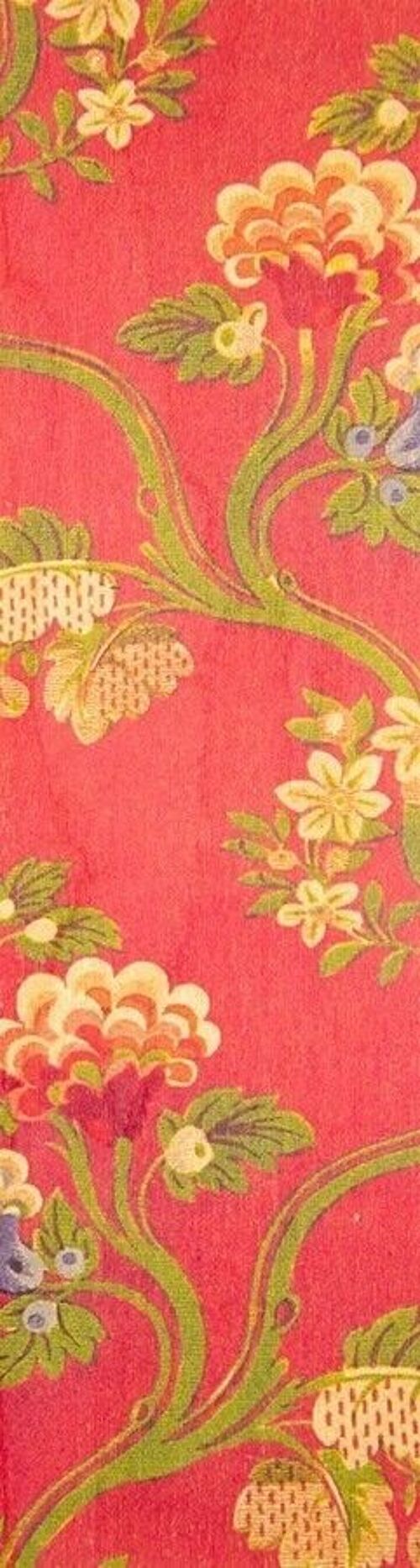 Marque-pages en bois- patterns rouge