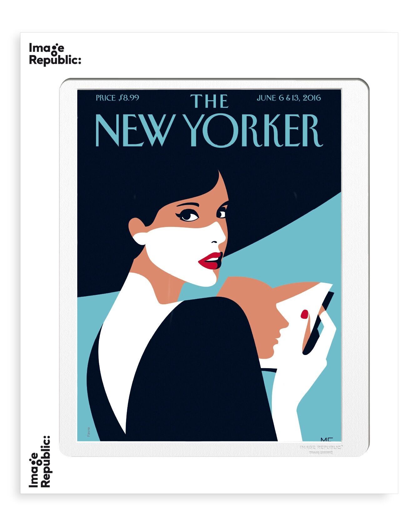 30x40 cm DER NEWYORKER 86 FAVRE PAGE TUNER