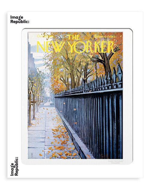 AFFICHE THE NEWYORKER 77 GETZ AUTUMN 1968 30x40 cm