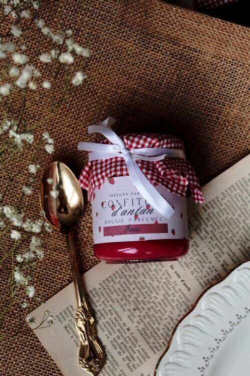 Confiture d'antan - Bougie parfumée fraise