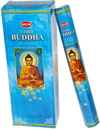 Bâtons d'encens Hem Lord Buddha (paquet de 6)