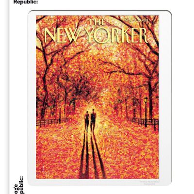 THE NEWYORKER 165 DROOKER FOGLIE D'AUTUNNO 30x40 cm