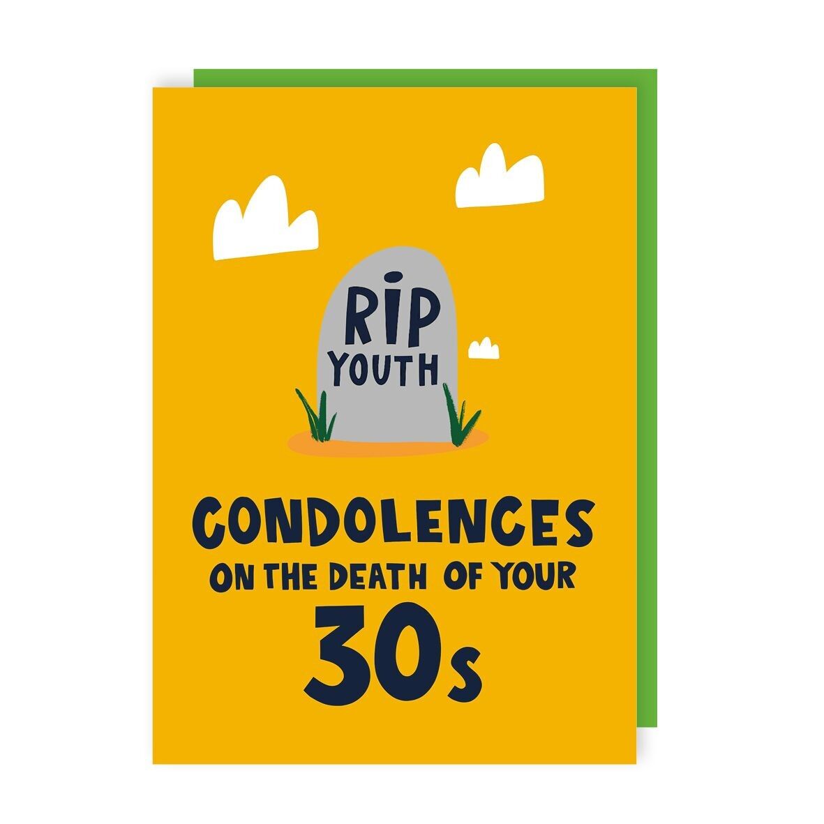 RIP Youth Funny 40th Birthday Card Confezione da 6
