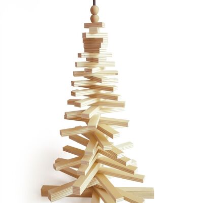 ALBERO IN LEGNO A DOGHE MOBILI