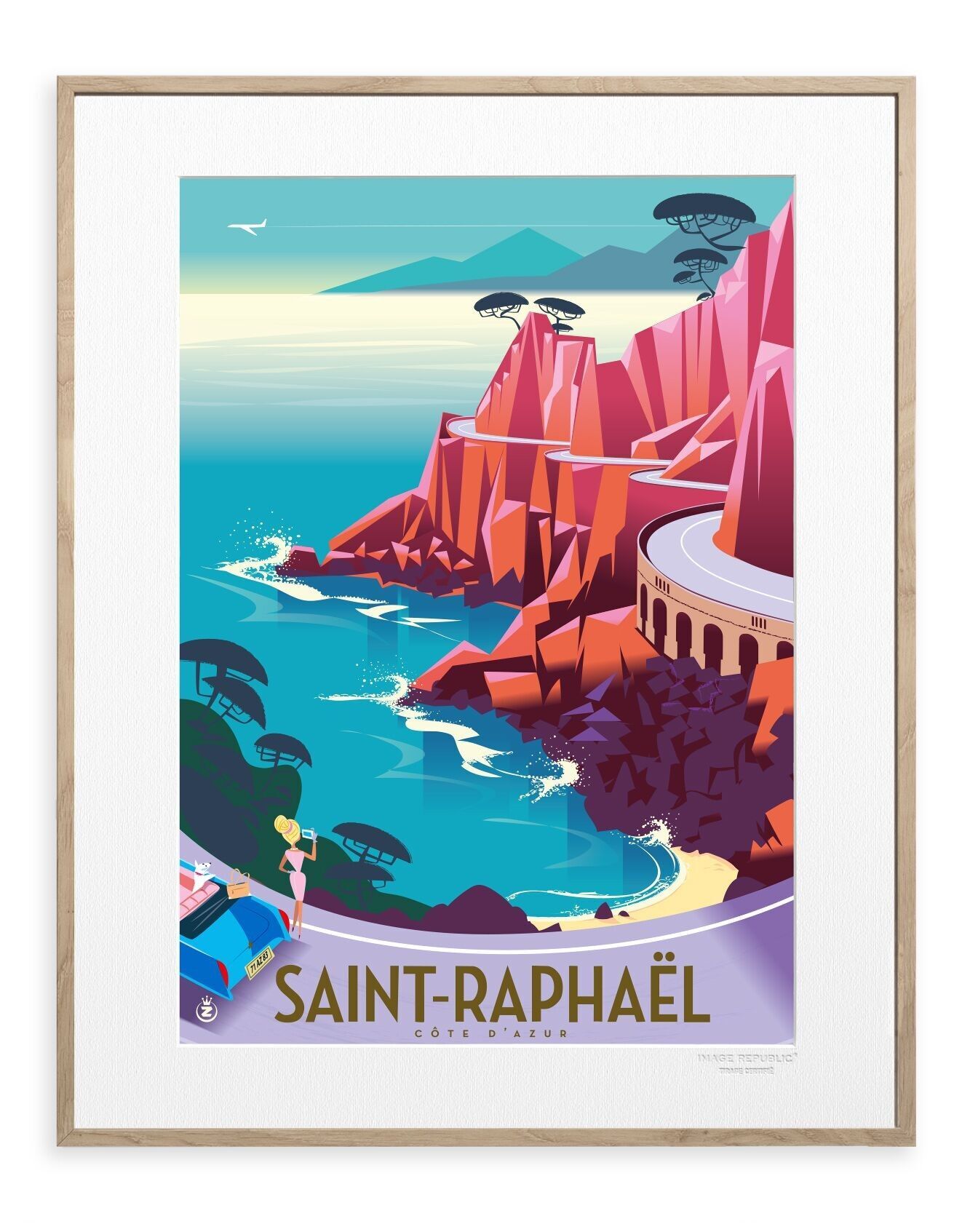 30x40 cm MONSIEUR Z SAINT RAPHAEL