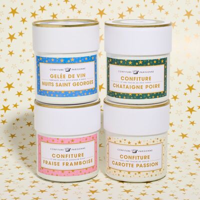 Special Christmas offer 12 jars - Starry Night Collection - best sellers - 250g