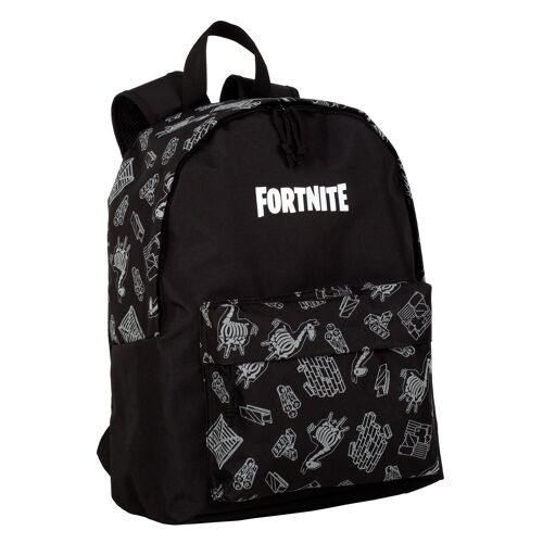 Mochila Escolar Fortnite Dark Black Americana