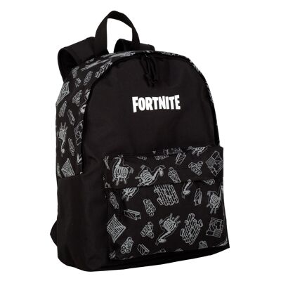 Fortnite Dark Black American School Backpack