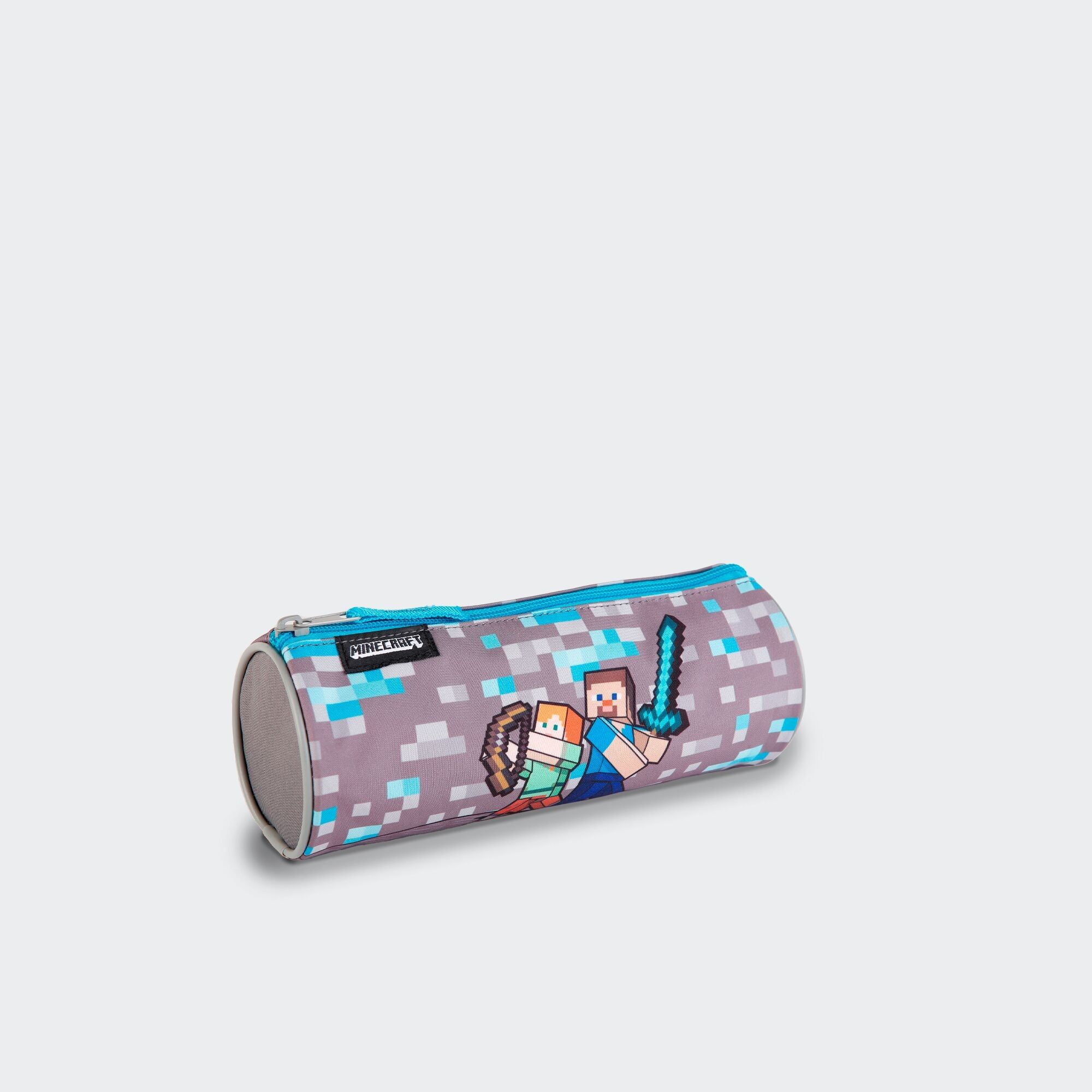 Minecraft Warriors School Pencil Case Round Pencil Case