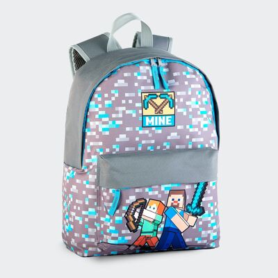 Minecraft Warriors American School Backpack