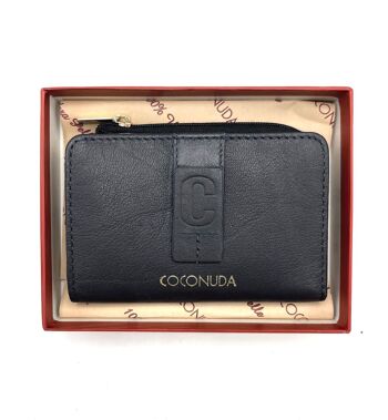 Portefeuille en cuir véritable, Coconuda pour femme, art. PDK325-77 6