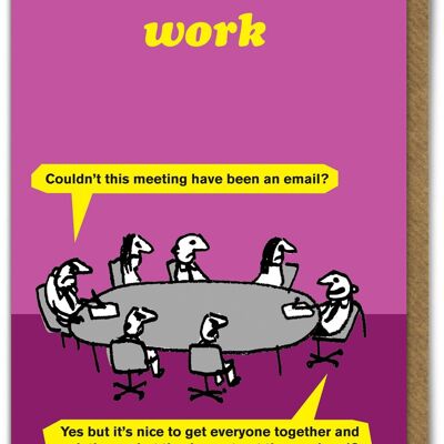 Funny Card - Meeting Email By Modern Toss
