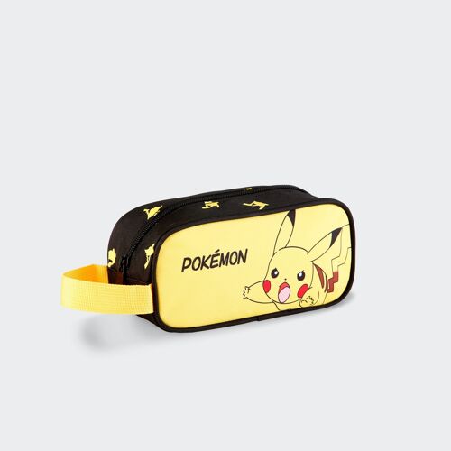 Estuche Escolar Pokemon Pikachu Portatodo Gamer Case